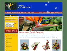 Tablet Screenshot of floreriaestherlicia.com